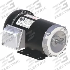 WEG General Purpose Motor: C-Face/Rigid Base Mount, Totally Enclosed Fan Cooled, 1/4 hp, 3,475 RPM (MPN .2536ES3E56C-S). Key specifications — Brand: WEG; Nameplate Voltage @ 60 Hz: 208-230/460V AC; Full Load Current @ 60 Hz: 1.01-0.914/0.457 A; Nameplate RPM @ 60 Hz: 3,475 RPM; Motor Enclosure: TEFC.