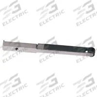 DYNABRADE Contact Arm: 1/2 in Belt Wd, 13 in Belt Lg, Mini-Dynafile Series, 7/16 in Wheel Dia, Steel (MPN 15031). Key specifications — attr1320326: 15013; attr1320321: Crowned; attr1320325: 15031; attr1320329: DYNABRADE; attr1320328: Yes.