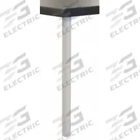 Reagent Pole: 18 in Overall Lg, Steel, Petal White (MPN GRRP-18-2). Key specifications — Material: Steel; Brand: INSTOCK.
