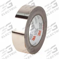 3M Copper Foil EMI Shielding Tape 1194: 2 in Wd, 36 yd Lg, 2.6 mil Thick, 600 V Volt Rating, Brown (MPN 49328)