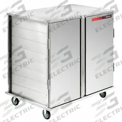CARLISLE DINEX Meal Delivery Cart: 24 Trays, Pass-Through, 2 Doors, Stainless Steel, NSF Certified (MPN DXPICTPT242D). Key specifications — Manufacturer Part Number: DXPICTPT242D; Brand: CARLISLE DINEX; Caster Configuration: (2) Swivel with Brakes; Color: Silver; Material: Stainless Steel; Pass-through / Non-Pass-through: Pass-Through; Insulated: No; Product Type: Meal Delivery Cart.