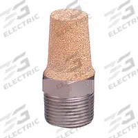 ARROW PNEUMATICS Pneumatic Exhaust Muffler,1/2": 1/2 in NPT, 57 scfm, Steel, 40 micron, Bronze (MPN ASP-4). Key specifications — attr124412: ARROW PNEUMATICS; attr124418: Bronze; attr124422: Bronze; attr124426: Steel.