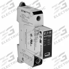 BUSSMANN Single Phase,120V,1P: Single Phase, 120/240VAC, 1 Poles, 20 kA Nominal Discharge Current (MPN BSPMA1120S2GR). Key specifications — Voltage: 120/240VAC; Voltage Protection Rating: 1200V; Brand: BUSSMANN.