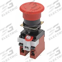OMRON Emergency Stop Push Button: Non-Illuminated, Mushroom Head Profile, Non-Metallic, 22 mm (MPN A22E-M-12). Key specifications — Brand: OMRON; Action: Maintained; Series: A22E; Push Button Material Type: Non-Metallic.