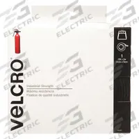 VELCRO BRAND Hook-and-Loop Fastener: Roll, Black, Hook-and-Loop, 2 in Overall Wd, 15 ft Overall Lg (MPN 90197). Key specifications — attr1054848: VELCRO BRAND; attr1054860: Nylon.