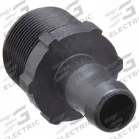 BANJO Barbed Hose Fitting: For 3/4 in Hose I.D., Hose Barb x NPT, 1-1/4 in x 3/4 in Fitting Size (MPN HB125-075). Key specifications — attr297231: Hose Barb x NPT; attr297233: Male x Male; attr297234: Hex; attr303817: BANJO.