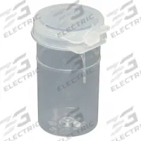 QORPAK Vial: Sample, Polypropylene, 120 mL, 43 mm Body Dia, Sterile, Natural, Square, Bottle (MPN PLC-09774). Key specifications — Sub-brand: Bottle; Neck Size: 43 mm; Self-Standing: Self-Standing; Brand: QORPAK; Vial Type: Sample; Body Color: Natural; Includes Closure: Yes; Bottom Shape: Square.