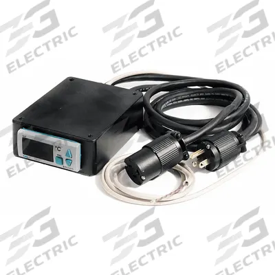 BRISKHEAT Temperature Controller: 5 1/2 in Overall Ht, 4 1/4 in Overall Lg - Heating Mantle Temperature Controllers