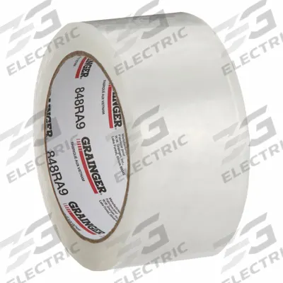 GRAINGER Acrylic Packing Tape: 2.5 mil Tape Thick, 2 in x 55 yd, 2 in, Clear, HD - Medium-Duty Acrylic Tape
