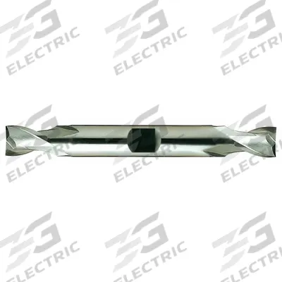 YG-1 Square End Mill: High Speed Steel, Double End, 2 Flute, 11/32" Mill Dia - Double-End High-Speed Steel Square End Mills