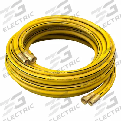 CONTINENTAL Abrasive Blasting Hose Assembly: 3/16 in ID, 200 psi, 30 ft Lg - Dual-Line Deadman Abrasive Blasting Hose Assemblies