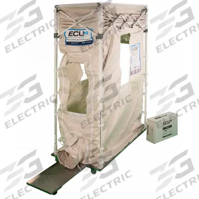 MINTIE TECHNOLOGIES Particle Containment Kit: 32 in Overall Wd, 62 in Overall Lg - Particle Containment Units