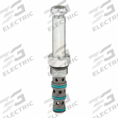 Parker Threaded Cartridge Valve: Steel, Block-Mounted, Two Positions, Normally Open - Solenoid Cartridge Valves