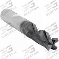 CLEVELAND Roughing End Mill: Carbide, TiAlN Coated, 4 Flute, Fine Pitch, 1/4" Mill Dia, 3/4" LOC (MPN C80149)