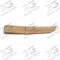 DEXTER RUSSELL Leather Sheath: 1 pcs, 11 in Overall Lg, 5 5/8 in Overall Wd, 14 5/8 in Overall Ht (MPN 20440). Key specifications — Brand: DEXTER RUSSELL; Holding Capacity: 1 pcs; Material: Leather; Color: Tan.
