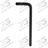 WESTWARD Hex Key: 0 Ball Ends, 9/64 in Tip Size, SAE, Short, Alloy Steel, Black Oxide, L, 2 Tips (MPN 54TU53). Key specifications — attr1205521: WESTWARD; attr1205526: Black Oxide.