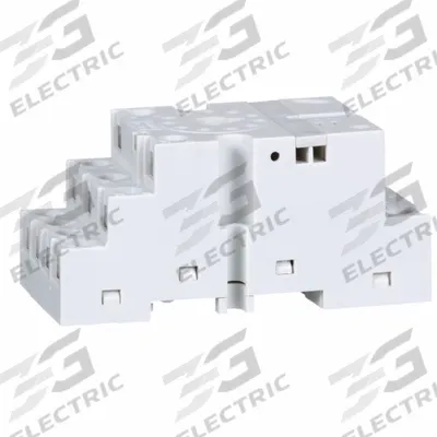 SCHNEIDER Relay Socket: 16 A Rating, DIN-Rail & Surface Socket Mounting, 11 Pins - Combination DIN-Rail & Surface-Mounted Sockets