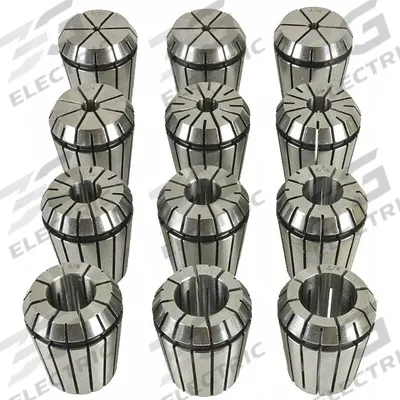 TECHNIKS Collet Set: ER20, 5/32 in to 1/2 in Collet Size Range - Standard ER Collet Sets