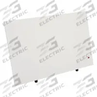 QMARK Portable Electric Heater: 170W, Mechanical Controls/Overheat Protection, 1 Heat Settings (MPN 202SLB). Key specifications — Wattage Output: 170W; Number of Heat Settings: 1; Housing Color: White; Overall Dimensions - H x W x D: 15 in x 22 in x 1 in; Heating Capacity: 580 BtuH; Safety Tip-Over Switch Included: No; Brand: QMARK.