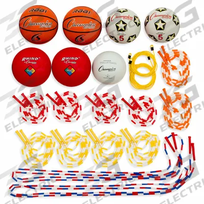 CHAMPION SPORTS Playground Activity Kit: 8 1/4 in_8 1/2 in_13 1/2 in_15 in Overall Dia - Furnishings, Appliances and Hospitality