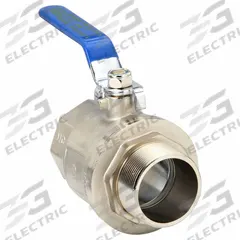 APPROVED VENDOR Manual Two-Way Ball Valve: 2 in, Nickel-Plated Brass, Straight, MNPT x FNPT, Lever (MPN G-KTCM-200NP). Key specifications — Brand: APPROVED VENDOR; Handle: Lever.