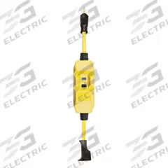 SOUTHWIRE GFCI: Manual Reset, 2 ft Lg, 14/3, 5-15P Plug, 15 A Current, 120V AC, 5-15R, Yellow, SJTW (MPN 26020002-6). Key specifications — NEMA Plug Configuration: 5-15P; NEMA Receptacle Configuration: 5-15R; Brand: SOUTHWIRE; Voltage: 120V AC.