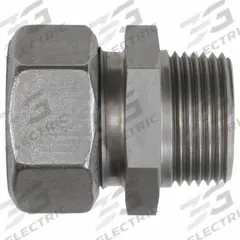 BRENNAN INDUSTRIES Compression Fitting Adapter: 16 mm OD x 1/2 in Pipe size, Compression x MBSPT (MPN D7404-S16-08-SS). Key specifications — Series: Volz; Brand: BRENNAN INDUSTRIES.