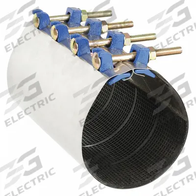 SMITH-BLAIR Repair Clamp: For 6 in Pipe, 12 in Overall Lg - Partial-Gasket Repair Clamps for Tube & Pipe