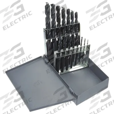 CHICAGO-LATROBE Jobber Length Drill Bit Set: 15 Pc, 1/16" to 1/2" by 32nds - NAS-Spec High-Speed Steel Jobber-Length Drill Bit Sets for Aerospace