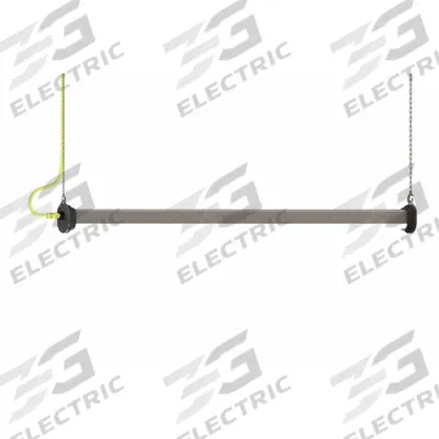 G&G INDUSTRIAL LIGHTING Light: 20,000 lm, 5000K, 150 W, 120/277V AC, Ceiling/Surface Mount - LED Linear Hazardous Location Light Fixtures