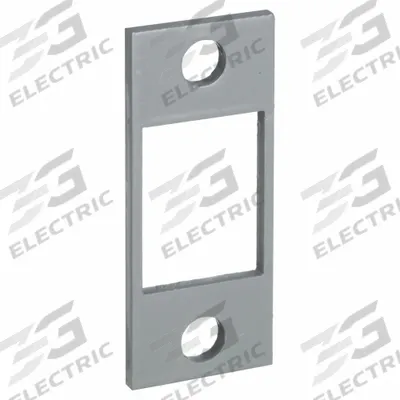 NATIONAL GUARD Door Strike Plate: T-Strike, 2 3/4 in Lg, 1/8 in Wd - Strike Plate Shims