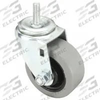 APPROVED VENDOR Stem Caster: Swivel, 3 in Wheel Dia., 1 1/4 in Wheel Wd, Polyurethane, 1 in Stem Lg (MPN 32J869). Key specifications — Brand: APPROVED VENDOR; Thread Size: 3/8"-16; Roll Up: Swivel.