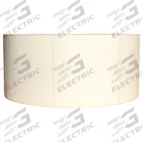 APPROVED VENDOR Barcode Printer Label: 4 in Label Wd, 4 in Label Ht, White, 3 in Core Dia., Matte (MPN 60DY11). Key specifications — Label Finish: Matte; Brand: APPROVED VENDOR; Label Color: White; Adhesive Material: Removable; Label Material: Paper; Perforation: Perforated.
