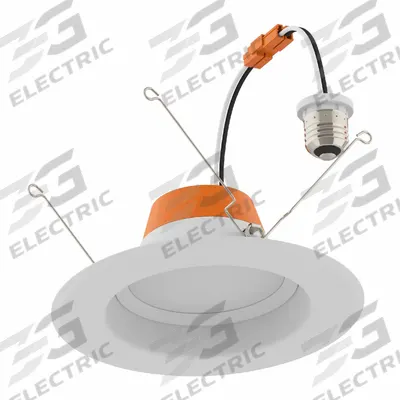 LED Downlight: 5 in_6 in Dia, 750 lm_1,050 lm_1,300 lm, 2700K/3000K/3500K/4000K/5000K - Universal Trim Modules