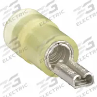 GRAINGER Wire Disconnect: Female Socket, Yellow, Nylon, Partial Coverage, 12 AWG – 10 AWG Wire Size (MPN 24C857). Key specifications — attr1307035: GRAINGER; attr1307036: 24C857.