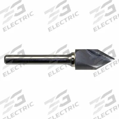 CLEVELAND Countersink: 60°, 1 Flute, 1/8 in Body Dia, 1/8 in Shank - Fast-Cutting Single-Flute Countersinks