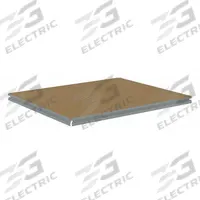 TENNSCO Shelf: 42 in x 36 in, 900 lb Load Capacity, Particleboard, Gray, Shelf (MPN ZBES-4236D). Key specifications — Decking Material: Particleboard; Includes: (4) Beams; Decking Finish: Unfinished; Shelf Configuration: Single Straight; Color: Gray; Frame Material: Steel; Brand: TENNSCO; Frame Finish: Zinc Plated.