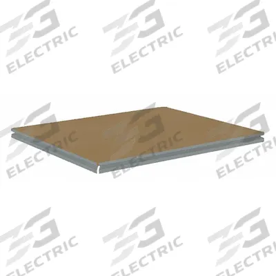 TENNSCO Shelf: 42 in x 36 in, 900 lb Load Capacity, Particleboard, Gray - Particleboard Decking Shelf Kits for Boltless Shelving
