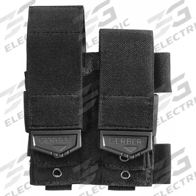 GERBER Tool Sheath: For 2 in Belt Wd - Max, 5 Pockets - Nylon Tool Holsters