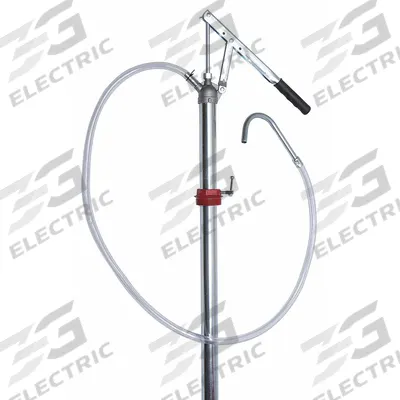 WESTWARD Hand Pump: Lever Action, Pump with Hose - Lever Handle Standard Drum Pumps