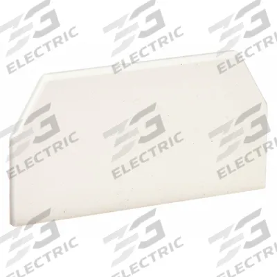 PANDUIT End Cap: T-45, 2 1/2 in Wd, 1 1/4 in Ht, Plastic - End Fittings for Nonmetallic Single-Channel Raceways