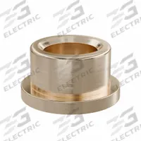 Flanged Sleeve Bearing: Bronze, SAE 841, 1/2 in Bore, 3/4 in OD, 1/2 in Lg, -35°F to 300°F, 10 PK (MPN FF707-05B). Key specifications — System of Measurement: Inch; Material Grade: SAE 841; Flange Type: Flanged; Brand: OILITE.
