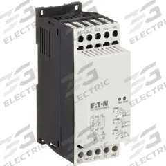 EATON Soft Start: 480V AC, 11 A Output Current, No Bypass, NEMA 1, 60/50 Hz, Three Phase (MPN DS7-342SX012N0-N). Key specifications — Control Voltage: 120-230V AC; Manufacturer Part Number: DS7-342SX012N0-N.