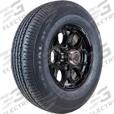 HI-RUN Trailer Tire Assembly: Street Tire and Wheel Assembly, ST225/75R15 Tire Size - Street Tire & Wheel Assembly