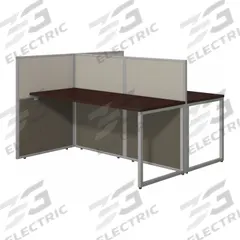BUSH BUSINESS FURNITURE Modular Cubicle Workstation: 45 in Overall Ht, 60 in Overall Wd, Cherry (MPN EOD460MR-03K). Key specifications — Brand: BUSH BUSINESS FURNITURE; Office Cubicle Color: Cherry.