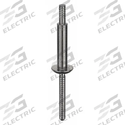 HUCKLOK Blind Rivet,1 in L,0.25 in dia,PK25: Inch, 1 in Overall Lg, 1 1/16 in Body Lg - Domed-Head Blind Rivets
