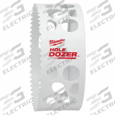 MILWAUKEE Hole Saw: 4 3/4 in Saw Dia., 3.5 Teeth per Inch, 1 5/8 in Max. Cutting Dp - Multi-Material-Cutting Hole Saws without Arbor