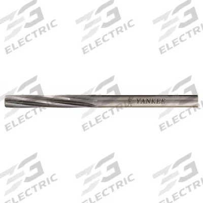 YANKEE Chucking Reamer: For 1/2 in Pin, 0.4995 in Dia, Spiral Flute - Spiral-Flute Dowel Pin Reamers