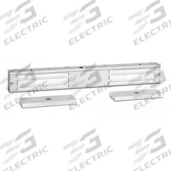 SDC Electromagnetic Lock: 22 in Lg, 1 9/16 in Wd, 2 3/4 in Ht (MPN 1512VD2). Key specifications — Release Delay: Instantaneous; Material: Aluminum; Brand: SDC.