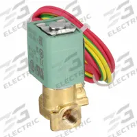 ASCO Solenoid Valve: 2-Way, Normally Closed, 1/8 in Pipe Size, 24V DC, Open Frame, Compact, FKM Seal (MPN U8256B045V). Key specifications — Pipe Size: 1/8 in; Voltage: 24V DC; Brand: ASCO; Coil Enclosure: Open Frame.